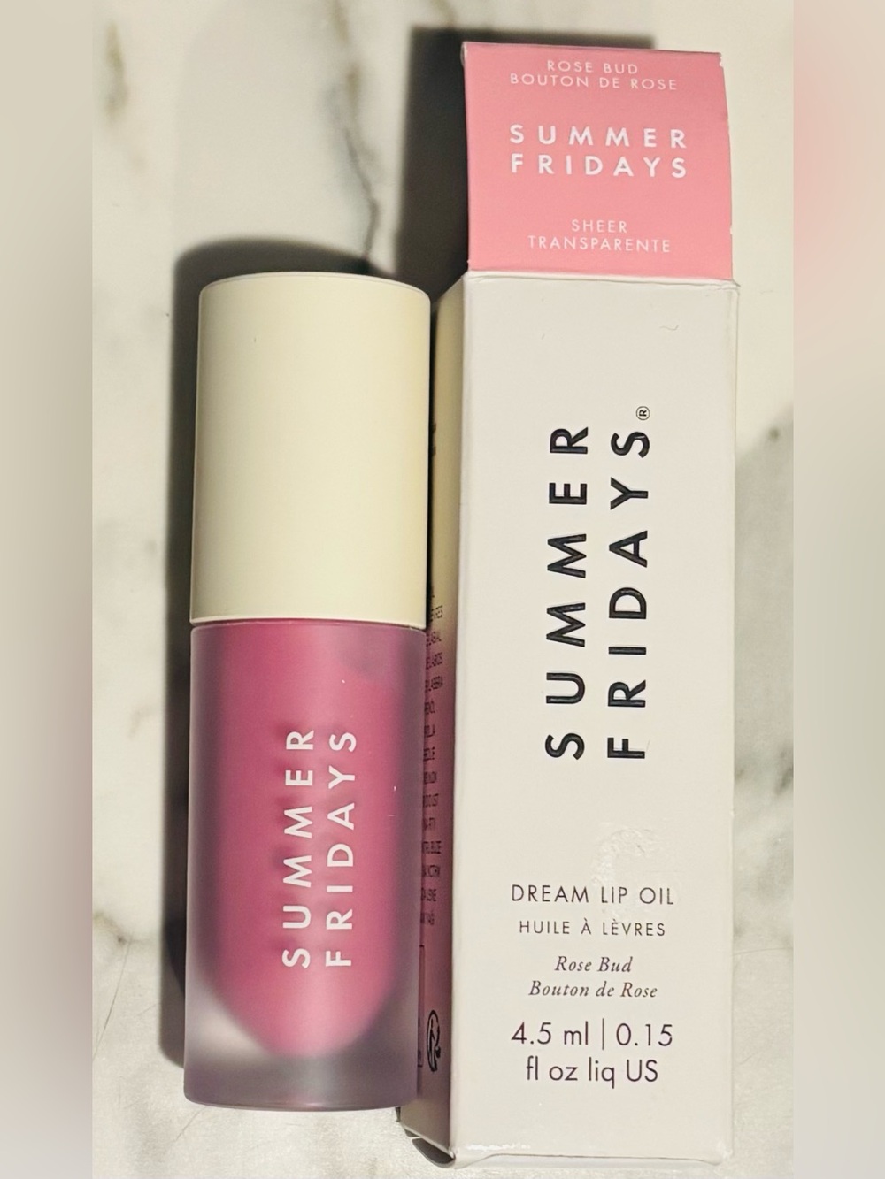 Summer Fridays Dream Lip Oil | Rose Bud